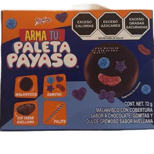 6 pack Paleta Payaso Kit para Armar- Gummy Chocolate Snack. Build your own Paleta Payaso