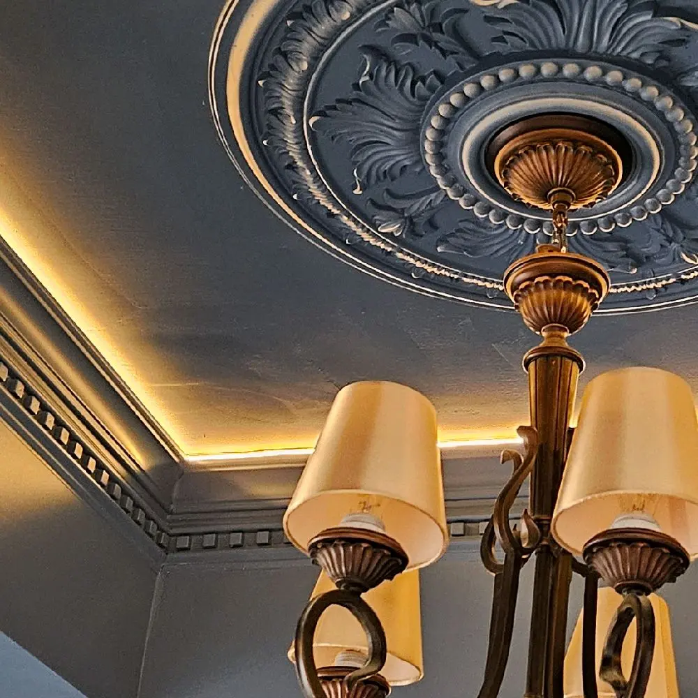 Easy Crown Molding. peel & stick molding.