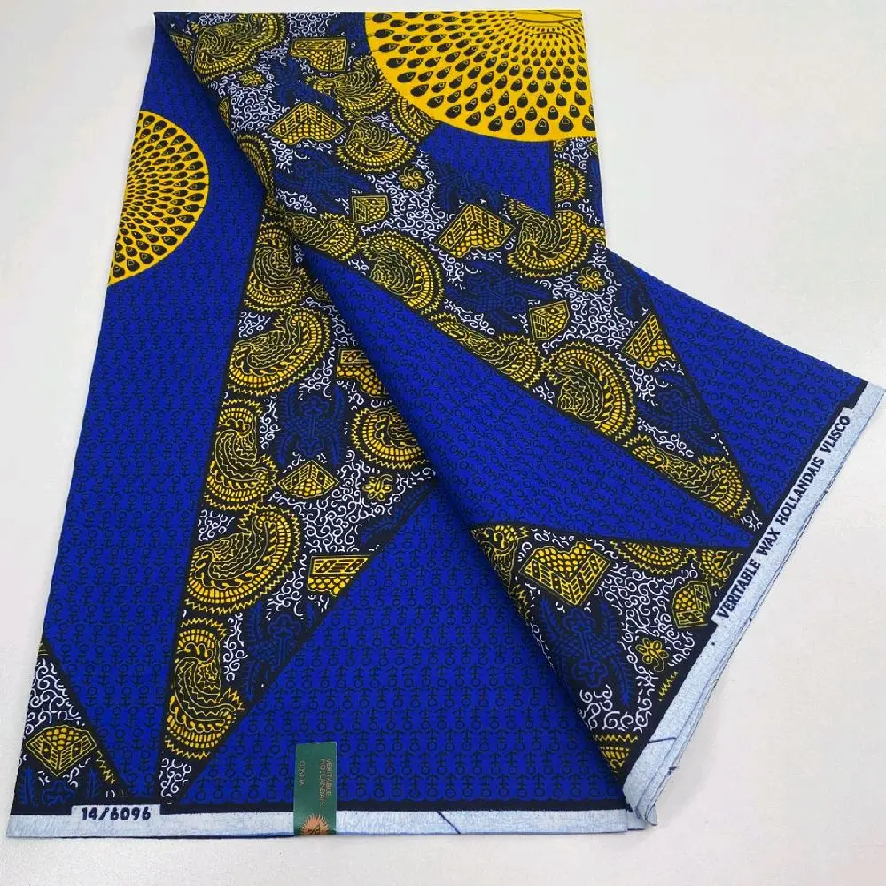 Authentic African Print 100%Cotton 6yards