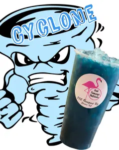 Cyclone Loaded Tea - Blue Blast & Berry, 298mg of caffeine, 3.75 calories, 0 sugar, less than 1 carb
