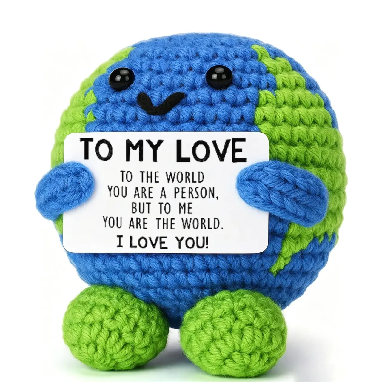 Handmade Crochet Gift, Amigurumi Gift, Soft Huggable, Soft Cuddly Gift, Romantic Decor for Him & Her, Perfect Wedding Anniversary & Birthday Presents, Valentine's Day 'I Love You' Gift, Ideal for Christmas, Thanksgiving