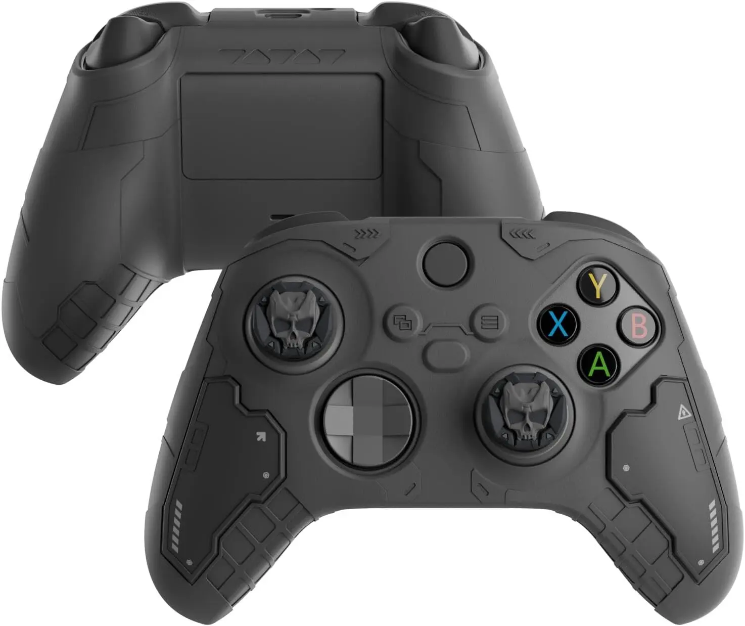 GeekShare G.S.TAC Tactical Silicone Cover & Grip Set for Xbox Series X/S Controllers - Anti-Slip Skin, 2 Thumbstick Grip Caps for Interactive Gaming Needs, Grip Controllers