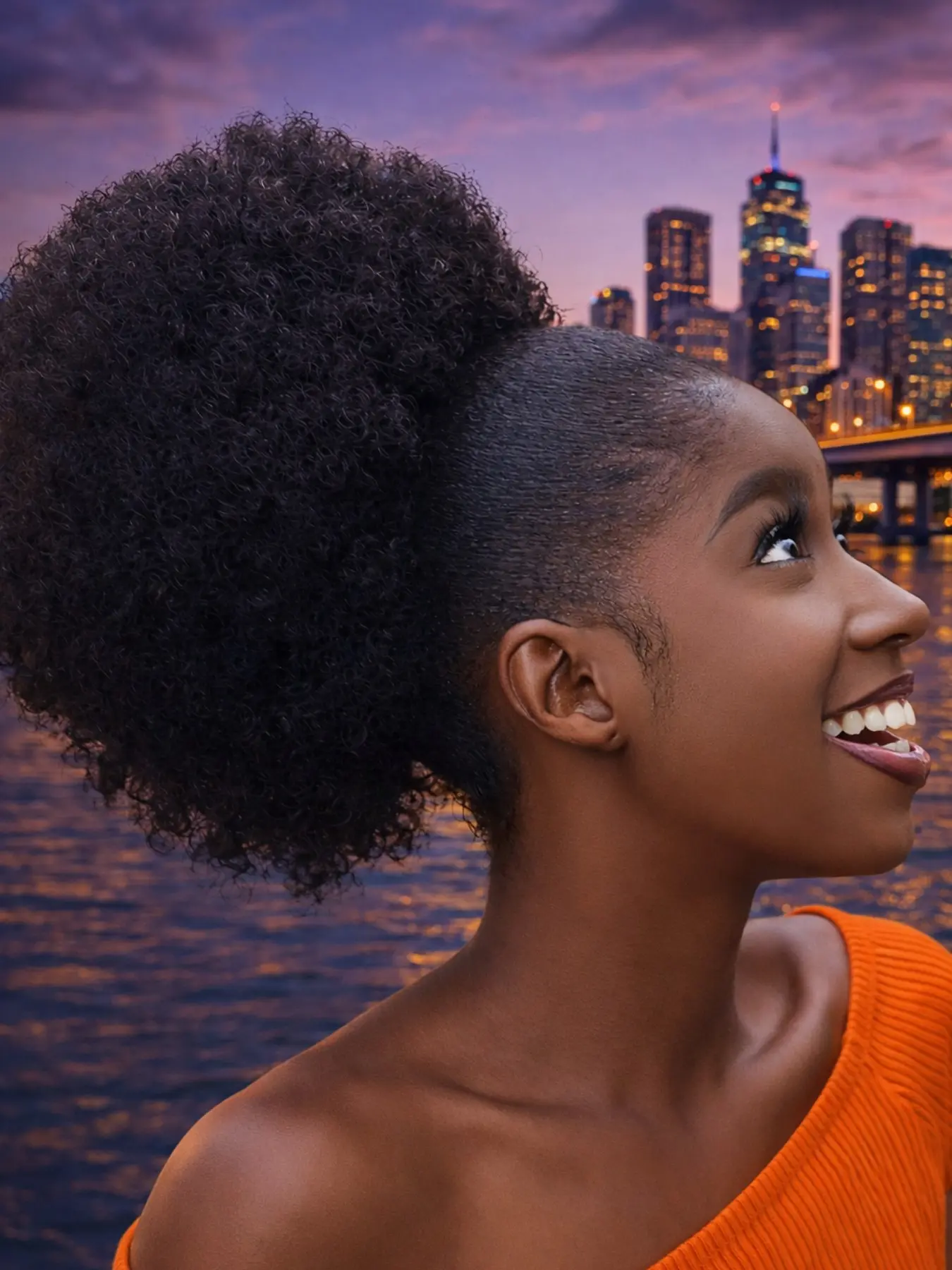 Afro Puff Drawstring Ponytail for Black Women, Short Kinky Curly Afro Ponytail Synthetic Hair Puffs, Premium Medium Brown Afro Bun Drawstring Ponytail for Women Girls, Synthetic Curly Wigs (8Inch,Black Brown)
