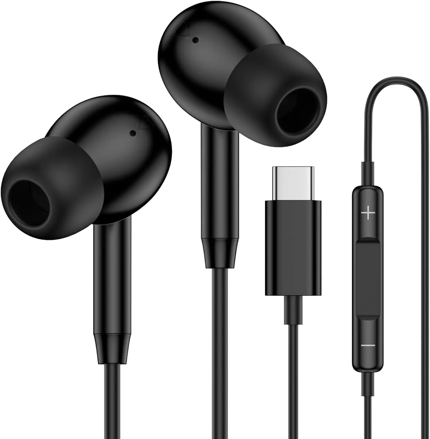 USB C  Earbuds Wired Ear Buds for  Galaxy A16 A17 A36 5G A26 S25 Edge A56 S25 Ultra Plus S24 FE A35 Z Fold 6 USBC In-Ear Headphones Wired Type C Earbud Earphones Headsets with Microphone