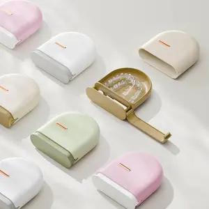 1pc Portable Invisalign & Denture Storage Case, Denture Care Tool - Hypoallergenic Dental Aligner Holder Box with Multiple Compartments, Travel-Friendly Compact Design for Braces, Retainers & Orthodontic Appliances (No Battery Needed)