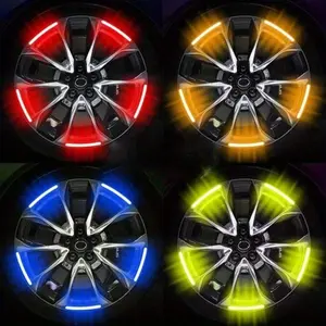 40pcs High-Visibility Reflective Wheel Stickers, Automotive Car Exterior Accessories for Cars, Car Accessories