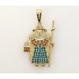 Plated Holy Infant of Atocha Pendant
