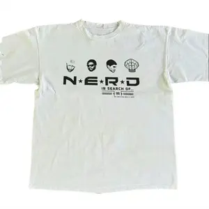Vintage N.E.R.D 2002 In Search Of T-Shirt – Heavyweight White