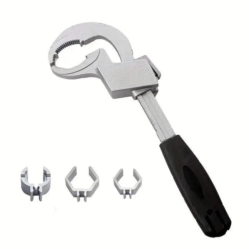4-piece set Universal adjustable wrench: the perfect pipe tool for repairing faucets and sinks!