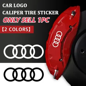 Audi Car Tire Caliper Sticker, Fits Rearview Mirror/car Body/mid Console, Cover Scratches, No Residue, Waterproof Sunproof, Enhances Sporty Look