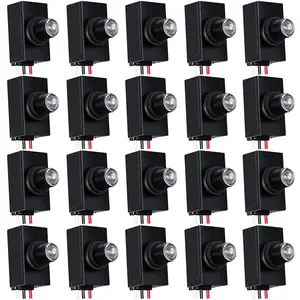 20 Pieces Dusk to Dawn Sensor for Lighting 100-277v Photoelectric Switch Bulk Photocell Light Sensor Photocell for Lighting for Most Lighting Fixtures