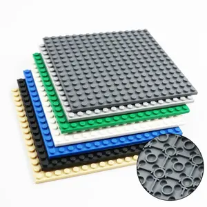 2 Piece 16x16 Double-sided Base Plates MOC Building Blocks Educational Baseplate Compatible