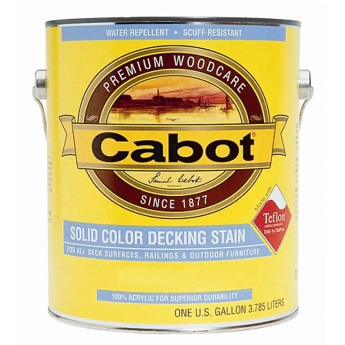 Valspar Brand 1 Gallon Neutral Base Solid Color Decking Stain 140-1806 GL - Pack of 4