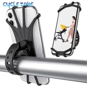 Universal Bike Phone Mount, 1 Count Durable Bicycle Smartphone Holder, Stable Motorcycle Stand, Sports & Outdoor Accessory