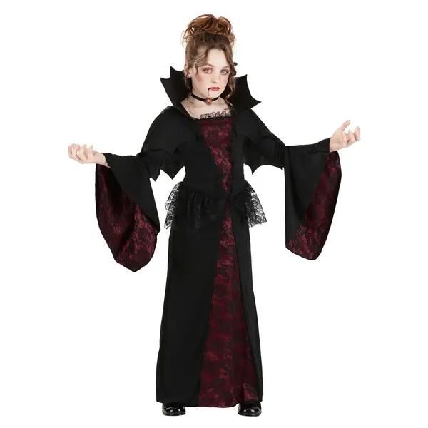 Girl's Royal Vampire Sustainable Materials Costume