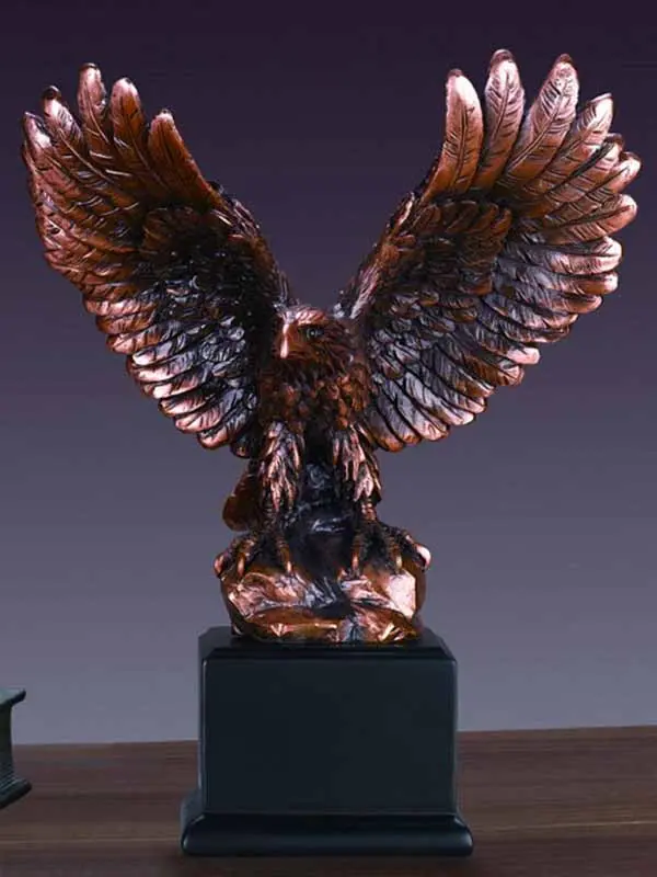 Marian Imports 51158 Decorative Eagle Statue - 7x9.5 in Home Decor Figurine for Statues & Bobbleheads Collection, Figurines, Statues & Bobbleheads
