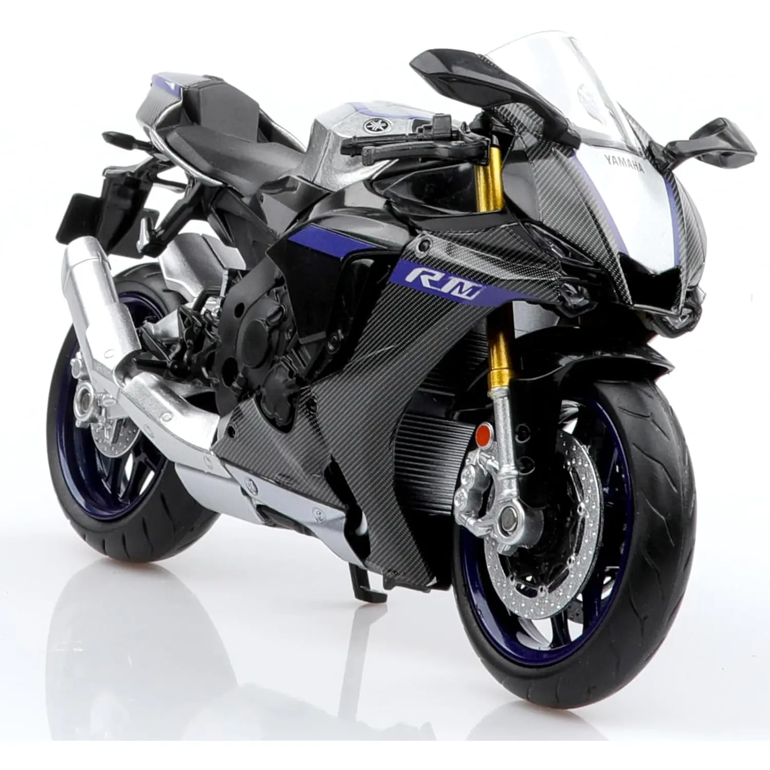 1/12 Scale Yamaha YZF-R1M Diecast Toy Motorcycles,Yamaha Motorcycle Model,R1 Motorcycle Toy Gifts for Boys Girls