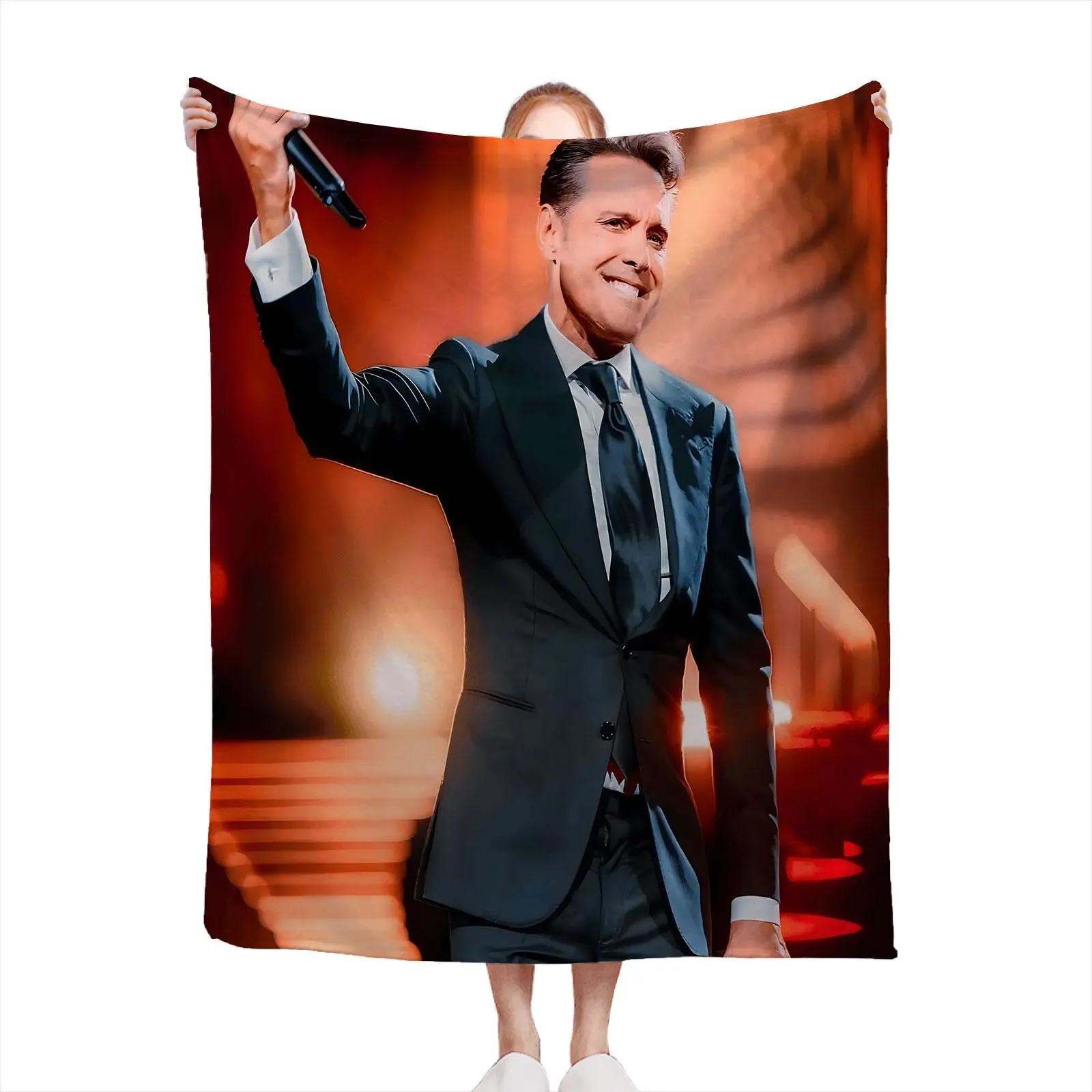 Luis Miguel Flannel Throw Blanket Perfect For Adults & Gift  Flannel Blanket Master Bedroom Layering Sofa Snuggling Guest Room Housewarming Gift