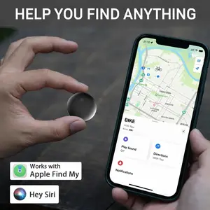 GPS Tracker ,Mini Trackers Device with Weatherproof Magnetic Case-No Monthly (iOS Only) Fee-Best Hidden GPS Trackers,Anti-lost Device,Works with Apple Find My  fathersdaygift