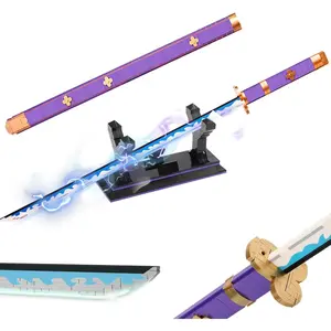 Anime Zoro Enma Sword Building Block Set - 936-Piece Glow-in-the-Dark ABS Model, Engaging Build, Movable Structure, Premium Detailing, Display Stand, Collectible DIY Toy for Teens, Indoor Recreation Equipment
