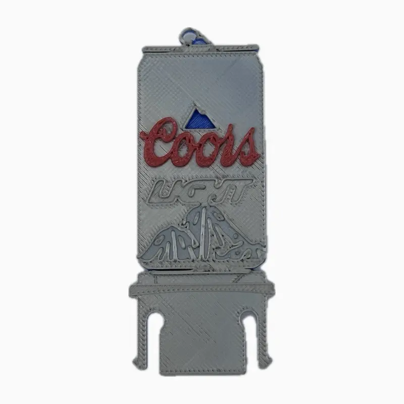 Coors light beer can hard hat clip - High-Quality PLA, Versatile Design for Full Brim, Cap Style, and Bump Caps, Easy to Install