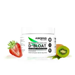 D-BLOAT Daily Debloat Powder - ASCEND LABS - Natural Bloating Relief & Water Retention Support - Dietary Supplement - 30 Servings