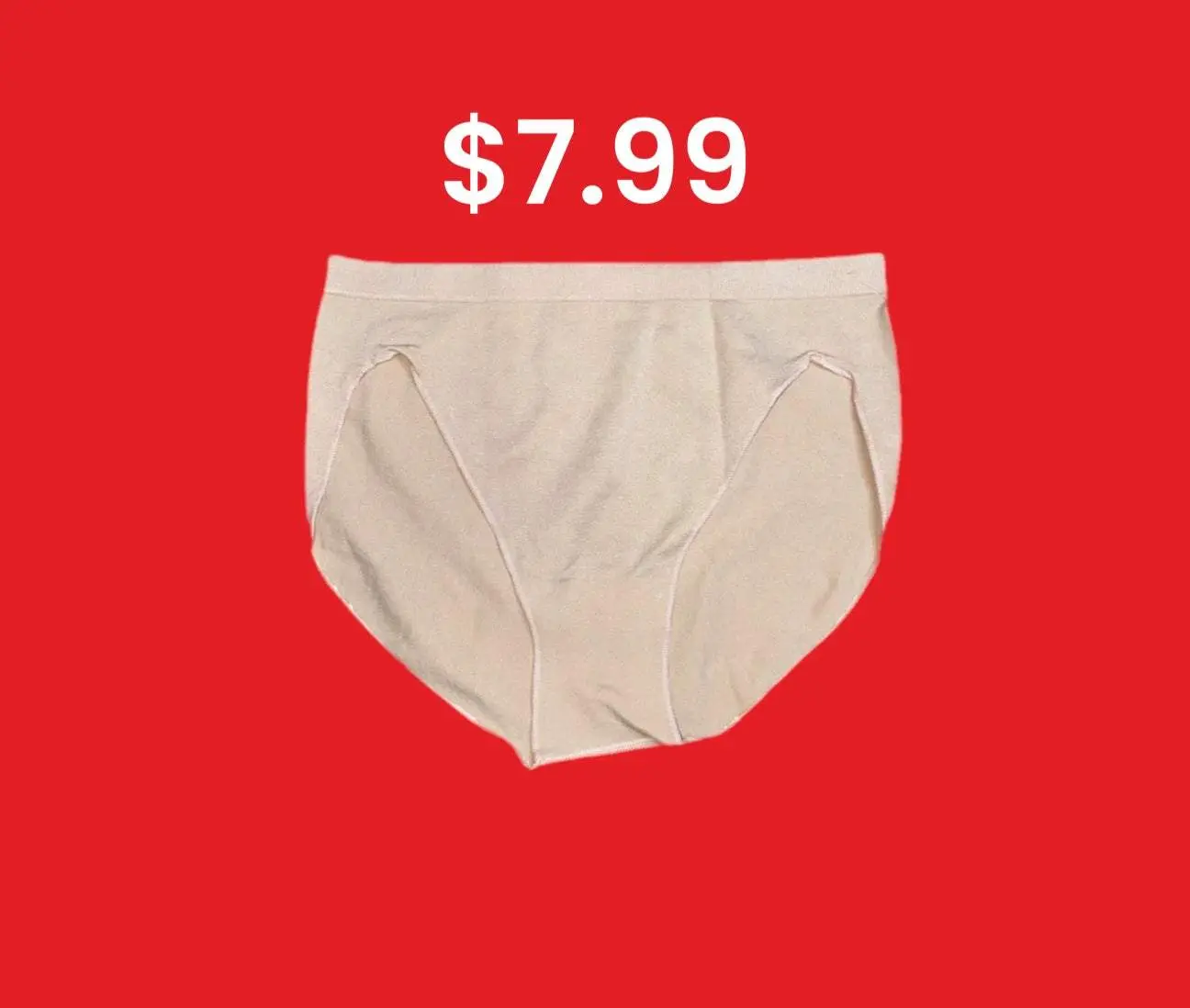Nude Seamless Dance Briefs