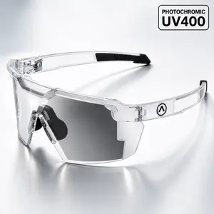 Photochromic Polarized Safety glasses,Sunglasses for Men & Women Oversized Vintage UV400 Y2K Aviator Eyewear Ideal for Fishing, Golf, Cycling, Driving, and Sports