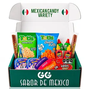Mexican Candy Variety Pack - Dulces Mexicanos Surtidos with Salsaghetti Duvalin Pelon Pelo Rico Lucas Gusano Banderillas - Authentic Mexican Snacks Assortment to Share for Parties