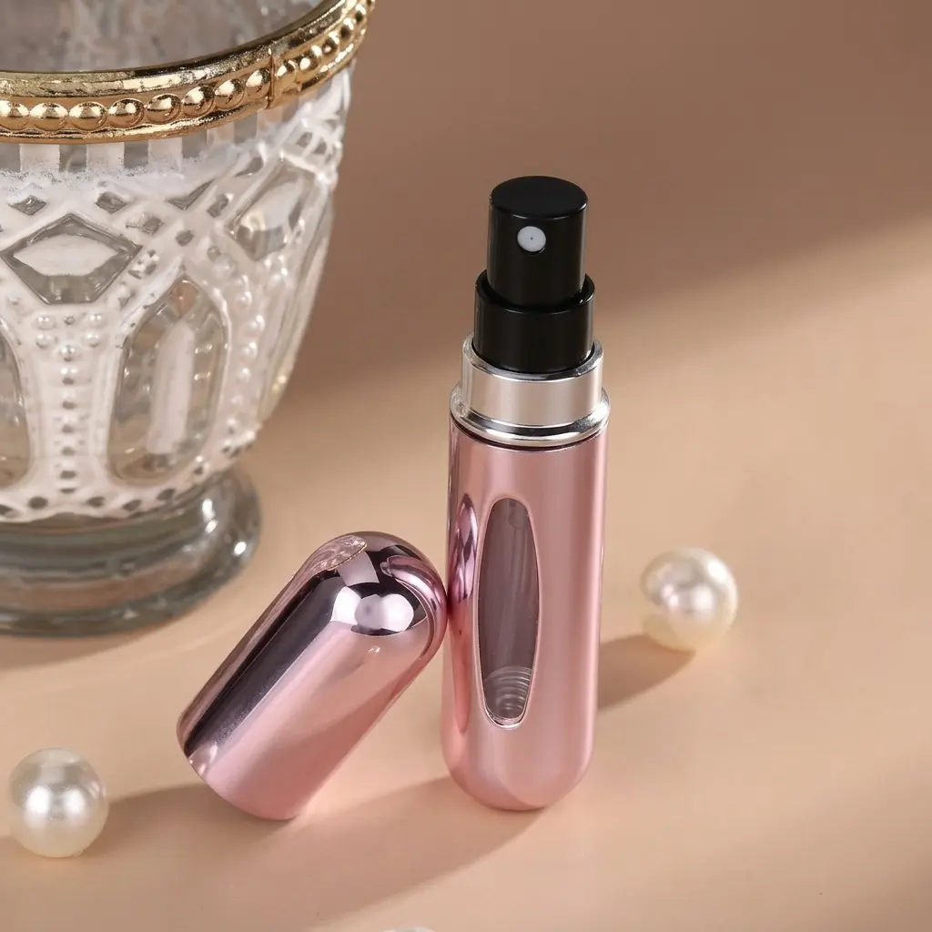 4/8-piece mini reusable perfume portable spray perfume bottle reusable perfume spray to replenish pump box for travel and going out