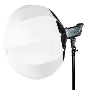 SmallRig Lantern Softbox Quick Release-One Step, Light Modifier with Fabric Barn Doors, Softbox Diffuser for SmallRig Video Light 120B, 120D, 220B, 220D and Other Bowens Mount Light