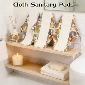 Waterproof Bamboo Cotton Incontinence Pads, Leak-Proof Design for Adults & Seniors, Comfortable Fit, Eco-Friendly, Night Use