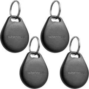 AirTag Keychain Compact (4 Pack) - TagVault - Ultra Comapct AirTag Case | Minimal, Waterproof, Ultra-Durable | Elevation Lab