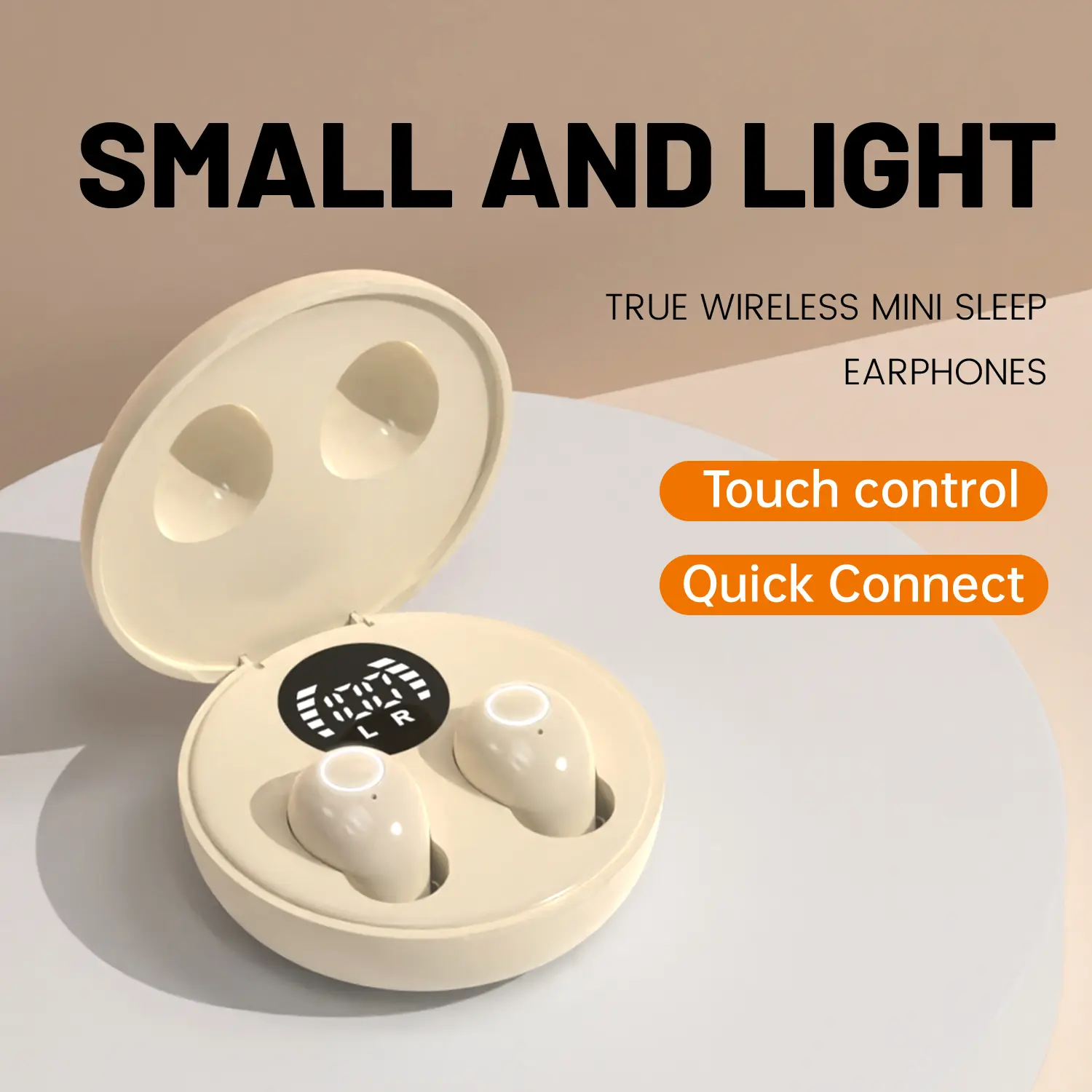 Small Mini Invisible Earbuds Wireless Bluetooth for Small Ears Low Profile Tiny Discreet Hidden Sleeping Earbuds for Work Sleep Ear Buds Invisible Headphones Buds