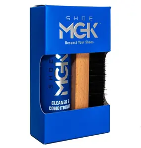Shoe MGK Starter Shoe Cleaner Kit for White Shoes, Sneakers, Leather Shoes, Suede Shoes, and more Footwear- Shoe Cleaner & Conditioner with Brush Comfort Tactical