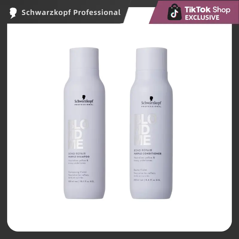 Schwarzkopf Professional BLONDME Bond RepairPurpleshampoo+Conditioner