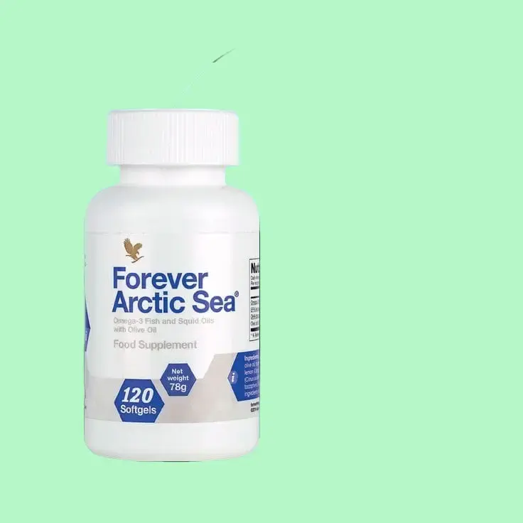 FOREVER ARCTIC SEA -Dietary Supplement (120 Softgels) to Heart, Brain, & Body with the power of the sea! Its delivers premium EPA & DHA omega-3 from fish & calamari oils to support cardiovascular health, mental clarity, healthy vision, & overall wellness.