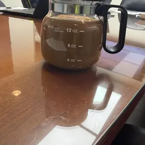 Tiny Brew Coffee Mug with Lid 16oz Glass Creative Cup, Coffee Lovers' Top Choice, Dimensions: 4.9inches tall, 3.8 inches wide, Includes Coaster, Ergonomic Handle Design,MothersDay gift, a little surprise for your loved one