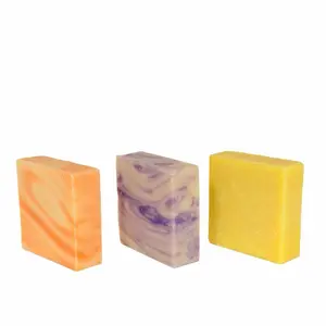 Admelica Mix Soap Set - 3 Colors, 100% Natural, Handmade, Moisturizing, and Fragrant