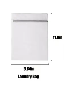 DC DUMPECCI Polyester Mesh Laundry Bag, Adjustable Breathable Portable Washing Bag, Home Supplies Laundry Accessory