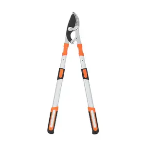 IRONFIX 2-Inch Cutting Capacity Bypass Loppers, 26-33" Extendable Tree Branch Cutter, Professional Gear-Driven Labor-Saving Heavy Duty Pruners, Carbon Steel Teflon Blade & Lightweight Aluminum Handles