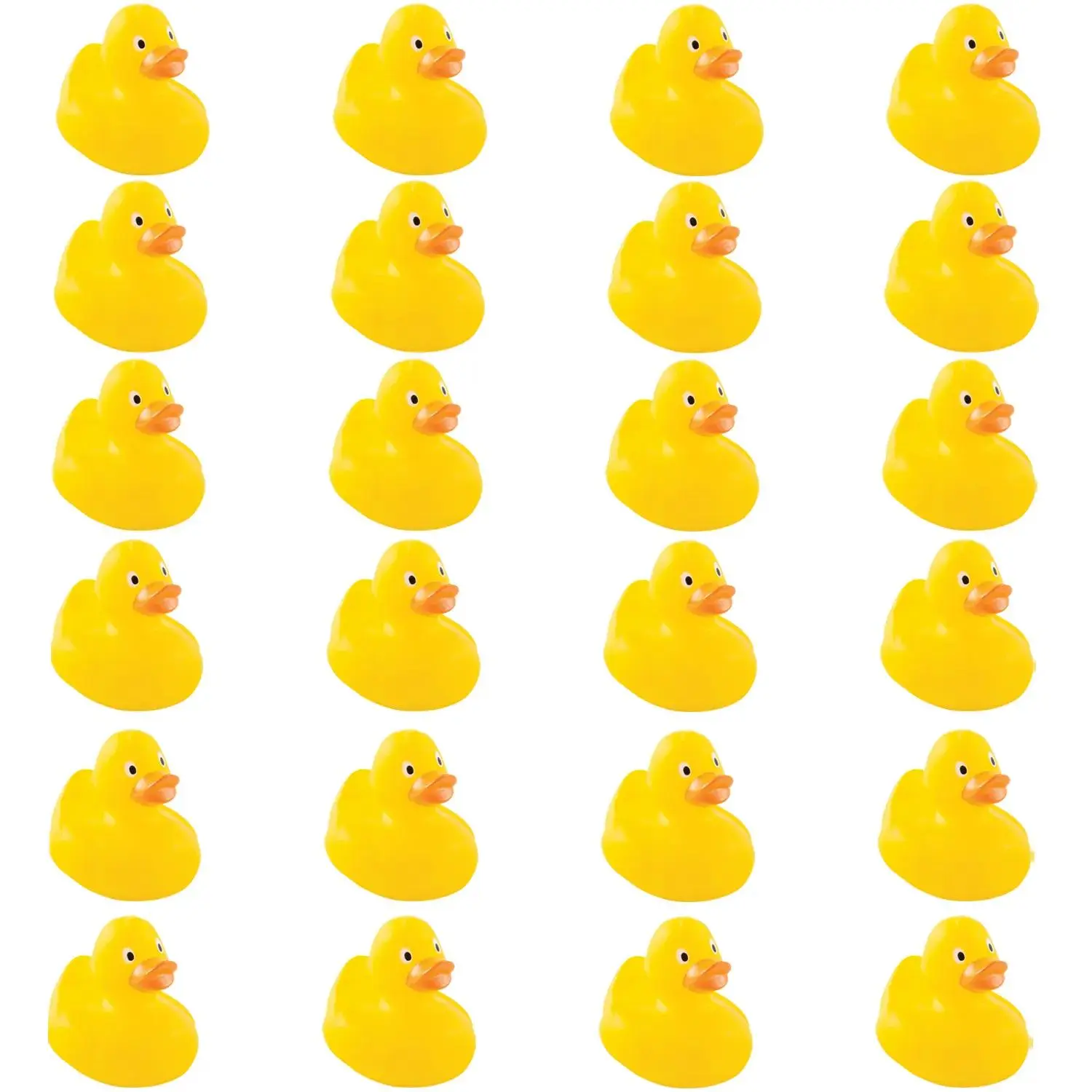 Classic Large Yellow Rubber Ducks - 24 Pc. for Parties and Events