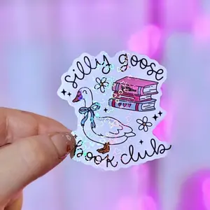Silly Goose Book Club Sticker