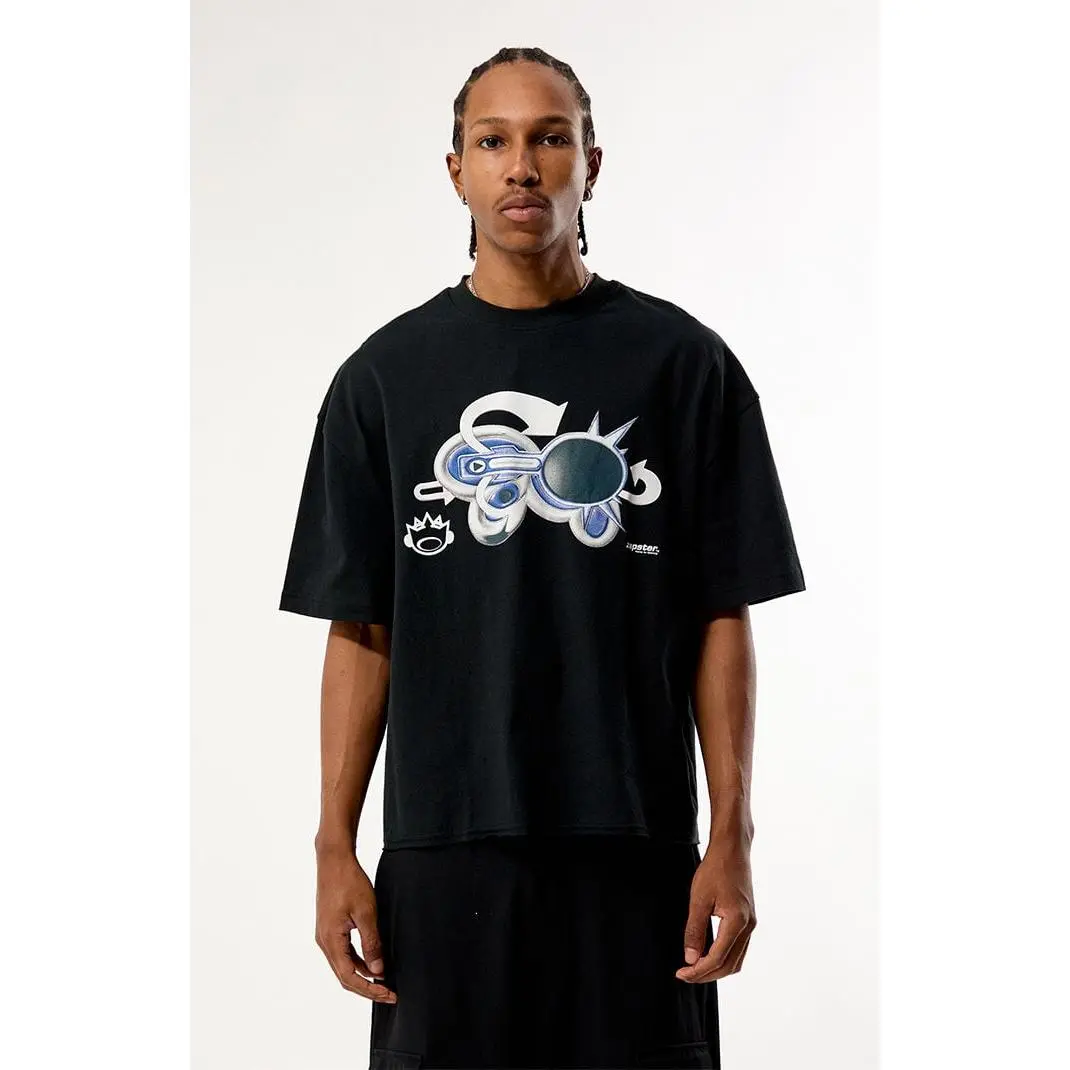 Pacsun Men's Zapster Cropped Boxy T-Shirt