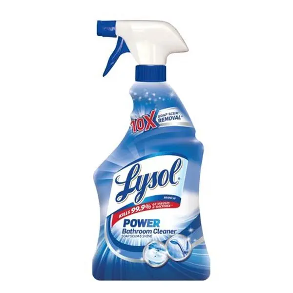 212 MAIN 22oz Lysol Power Bathroom Cleaner Spray - Powerful Foam, Mold Remover, Surface Shine, Fresh Scent, Soap-Based Cleaning Solution for Winter Sports Skiing Gear Maintenance