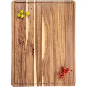 24 Inch XXL Countertop Cutting Boards, Large Chopping Board for, Block Carving Board for BBQ, Turkey, Meat, Large Charcuterie Board with Handles, Juice