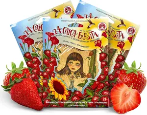 3 count La Chica Fresita  Air Freshener - 4 Weeks Long-lasting Strawberry Scent - The -have Rear View Mirror  Accesory for  and  -  & Proudly Mexican Automotive