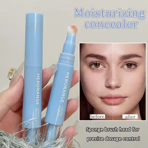 HERORANGE Sheer Concealer blends seamlessly into your base makeup for a flawless complexion. Features a built in sponge applicator and a vacuum sealed design for a sculpted, brightening finish and a refined look.