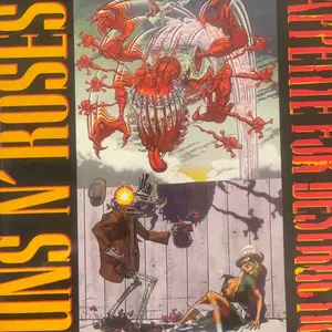 GUNS N ROSES APPETITE FOR DESTRUCTION COLORED VINYL LP SEALED
