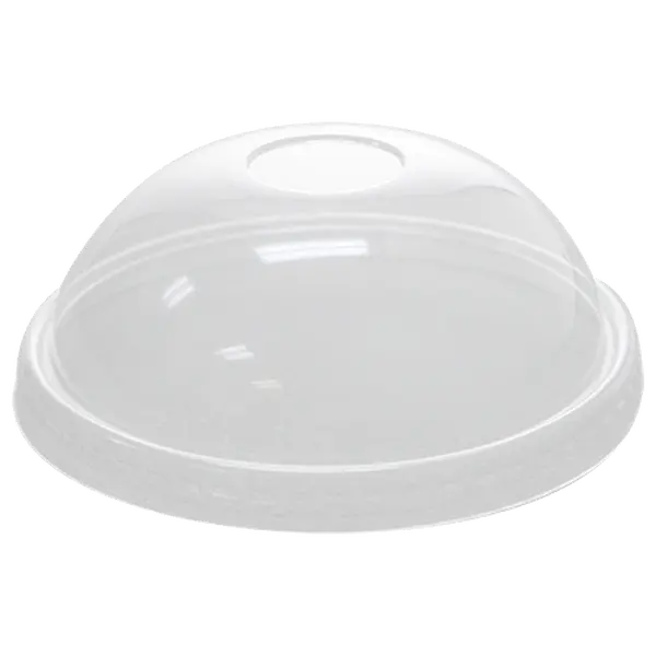 [600 ct] 20 oz Plastic Food Container Dome Lids | PET | 127 mm